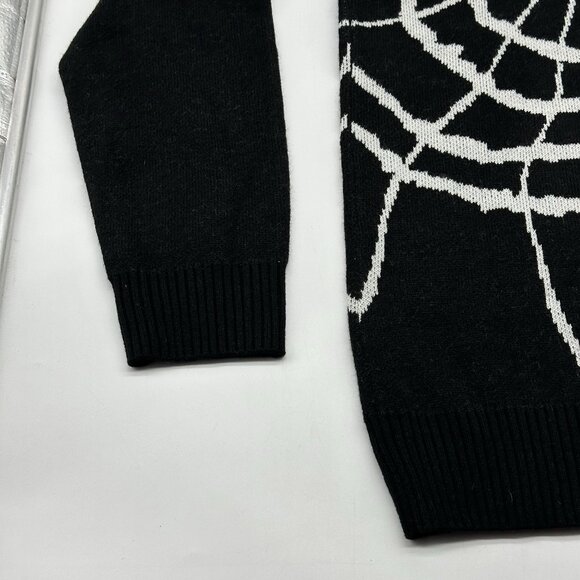 Coraline Laika Unisex Size Large Black Spiderweb Crewneck Pullover Sweater 2023 - Picture 10 of 12